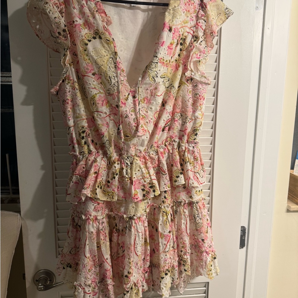 Misa Floral Ruffle Dress - Picture 4 of 8